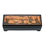  Береста Шкатулка ОХОТА 13*4*5 см