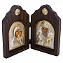 Икона диптих "Божья Матерь Казанская/Николай Чудотворец", фотография 2. Интернет-магазин ЛАВКА ПОДАРКОВ