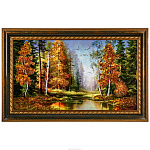Картина янтарная "Пейзаж" 40х70 см