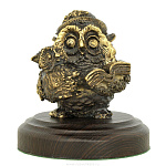 139210 Бронза Скульптура "Сова-воспитатель" 