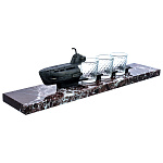 106351 Бронза Сувенир Бар "Подводная лодка" , мрамор