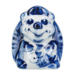 0078087 ГЖЕЛЬ Скульптура ЕЖ,  h=5 см