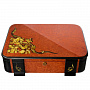 Деревянная шкатулка с янтарем на замке "Донна", фотография 1. Интернет-магазин ЛАВКА ПОДАРКОВ