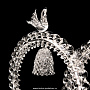 Сувенир из стекла "Свадебные кольца", фотография 9. Интернет-магазин ЛАВКА ПОДАРКОВ
