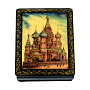 Шкатулка с художественной росписью "Храм Василия Блаженного", фотография 5. Интернет-магазин ЛАВКА ПОДАРКОВ