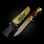 Нож сувенирный "Медведи". Златоуст