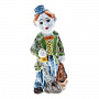 Статуэтка "Клоун-хулиган". Гжель в цвете, фотография 1. Интернет-магазин ЛАВКА ПОДАРКОВ