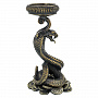 Змея Символ года 2025. Бронзовый подсвечник "Королевская кобра", фотография 3. Интернет-магазин ЛАВКА ПОДАРКОВ