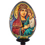 Пасхальное яйцо на подставке "Божья Матерь Страстная", фотография 2. Интернет-магазин ЛАВКА ПОДАРКОВ
