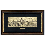 /27.5*55см Офорт черно-белый "Кремль.Большой Москворецкий мост"