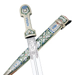 0090150/53-55см Оружие сувенирное КИНЖАЛ "ИРБИС"ножны мет/эмаль