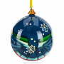 Новогодний елочный шар "Снегирь", фотография 3. Интернет-магазин ЛАВКА ПОДАРКОВ