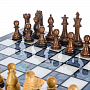 Шахматы с перламутром и деревянными фигурами "Стаунтонт" 45х45 см, фотография 2. Интернет-магазин ЛАВКА ПОДАРКОВ