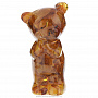 Статуэтка с янтарем "Медвежонок", фотография 1. Интернет-магазин ЛАВКА ПОДАРКОВ