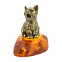 Статуэтка с янтарем "Голодный котенок", фотография 2. Интернет-магазин ЛАВКА ПОДАРКОВ