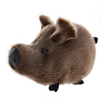  Нат.мех. ИГРУШКА "КАБАН"  (мех серка)