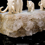 Скульптура "Три мамонта" (бивень мамонта, кварц), фотография 10. Интернет-магазин ЛАВКА ПОДАРКОВ