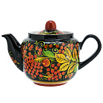 0078115 ХОХЛОМА чайник "ЯГОДЫ"  (форма 9) 0,5л