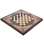 Нарды-шашки деревянные маркетри "Султан" 49х25 см, фотография 2. Интернет-магазин ЛАВКА ПОДАРКОВ