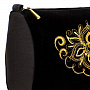 Косметичка "Игра". Черная с золотой вышивкой, фотография 4. Интернет-магазин ЛАВКА ПОДАРКОВ