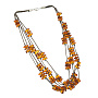 Бусы янтарные "Листопад", фотография 2. Интернет-магазин ЛАВКА ПОДАРКОВ