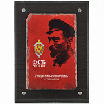 0021913  ПАННО "ФСБ РФ" в раме ,камень  в ПУ 