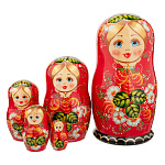Матрешка "Клубника" 5 мест