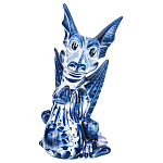  ГЖЕЛЬ Скульптура ДРАКОН  в коб h=26 см