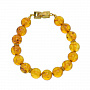 Браслет из натурального янтаря "Шары", фотография 3. Интернет-магазин ЛАВКА ПОДАРКОВ
