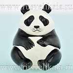 0027849 Сувенир Скульптура "ПАНДА" фарфор  11*15см