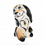 Фарфоровая статуэтка "Собака леди". Гжель, фотография 2. Интернет-магазин ЛАВКА ПОДАРКОВ