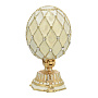 Пасхальное яйцо "Решетка с собором". Традиции Фаберже, фотография 1. Интернет-магазин ЛАВКА ПОДАРКОВ