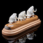Скульптура "Мамонты 3" из бивня мамонта, фотография 12. Интернет-магазин ЛАВКА ПОДАРКОВ