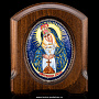Икона с финифтью "Божья Матерь Остробрамская", фотография 1. Интернет-магазин ЛАВКА ПОДАРКОВ