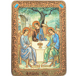 0050727/21*29см Икона подарочная"Троица"мор.дуб(RTI-530.m)