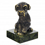 Бронзовая статуэтка "Собачка" средняя, фотография 2. Интернет-магазин ЛАВКА ПОДАРКОВ