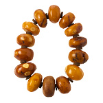 Браслет из натурального янтаря "Древний"