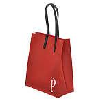 Подарочный пакет-упаковка из экокожи "Р" 26х12х32 см