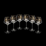 0035010/14.00387.07 ЛФЗ НАБОР ДЛЯ ВОДЫ 6 бокалов 470мл СЕТКА ЗОЛОТО