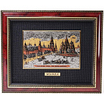  /30*40см Офорт цветной "Старая Москва. Собор Василия Блаженного"