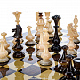 Шахматный ларец с фигурами из янтаря "Капучино" 48х48 см, фотография 7. Интернет-магазин ЛАВКА ПОДАРКОВ