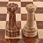 Шахматы деревянные с мраморным полем и фигурами "Подарочные", фотография 7. Интернет-магазин ЛАВКА ПОДАРКОВ