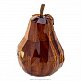 Скульптура из дерева с янтарем "Груша", фотография 6. Интернет-магазин ЛАВКА ПОДАРКОВ