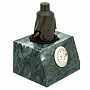 Настольные часы из бронзы и камня "Бур", фотография 1. Интернет-магазин ЛАВКА ПОДАРКОВ