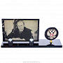 Настольный набор из камня "Путин В.В. и Герб РФ", фотография 1. Интернет-магазин ЛАВКА ПОДАРКОВ