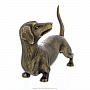 Бронзовая скульптура "Собака Такса", фотография 1. Интернет-магазин ЛАВКА ПОДАРКОВ