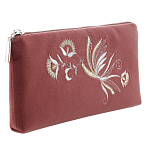 -2090000003659 Очечник тк. бархат Мод 249-1 Рис 852-2 А разм 10*19*2 /тк. бархат т-розовый /4