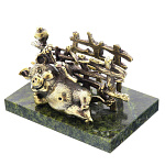 0028338 Бронза Визитница "ЖИЗНЬ УДАЛАСЬ!"