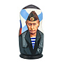 Матрешка "Вожди-политики. Путин" 5 мест, фотография 1. Интернет-магазин ЛАВКА ПОДАРКОВ