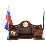 Настольный письменный набор из обсидиана